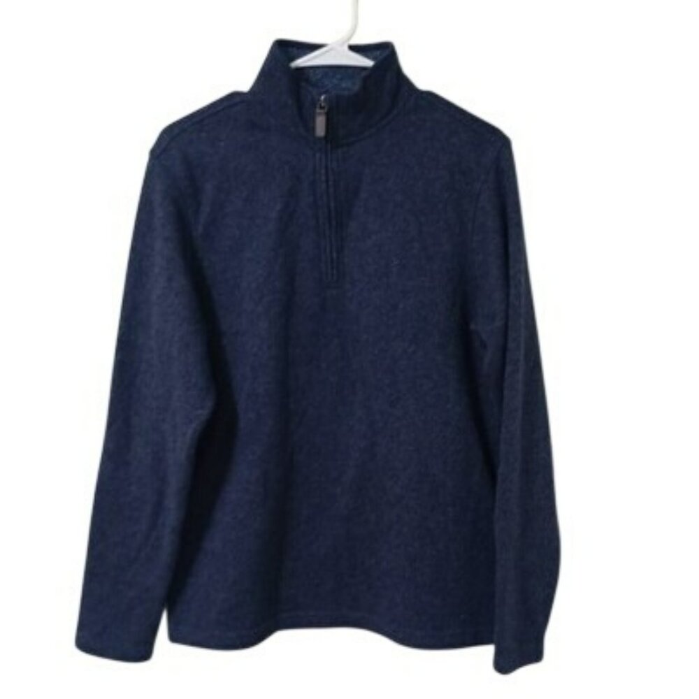 Izod Navy Blue Half-Zip Pullover Sweater Size S Men
